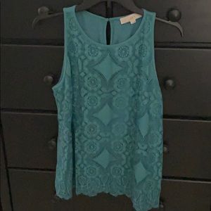 Lace sleeveless top